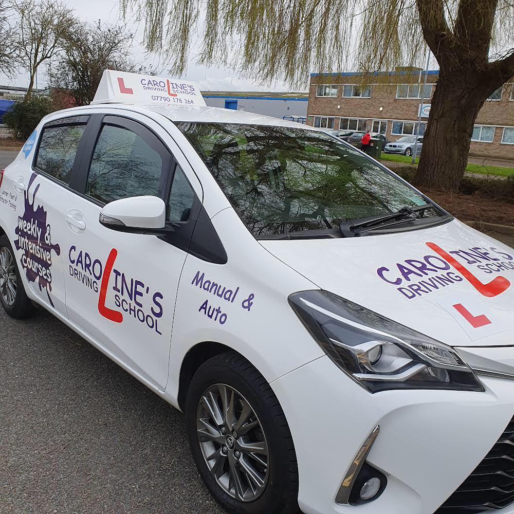 White Toyota Instructor Car