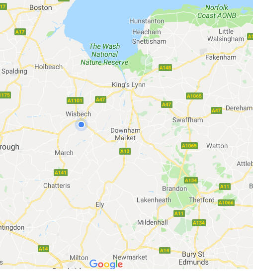 kings lynn map